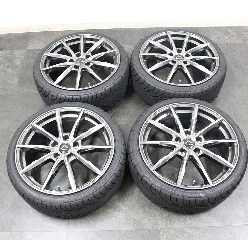 中古】LUXALES PW-X2 18x7.5 48 114.3x5 TGRAY + 【中古】FEDERAL ...