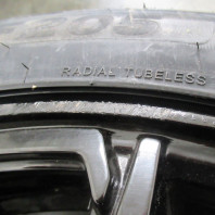 【中古】Verthandi PW-S10 17x7.0 48 100x5 BLACK + 【中古】MINERVA F205 215/45R17.Z 91Y XL