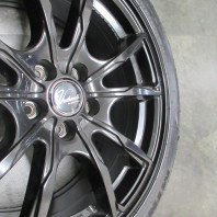 【中古】Verthandi PW-S10 17x7.0 48 100x5 BLACK + 【中古】MINERVA F205 215/45R17.Z 91Y XL