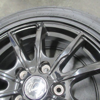 【中古】Verthandi PW-S10 16x6.5 53 114.3x5 BLACK + 【中古】GoodyearEfficientGripEcoEG01 195/55R16 87V