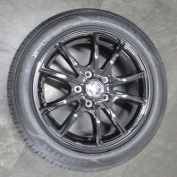 【中古】Verthandi PW-S10 16x6.5 53 114.3x5 BLACK + 【中古】GoodyearEfficientGripEcoEG01 195/55R16 87V