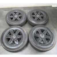 【中古】KIRCHEIS VN-02 15x6.0 35 139.7x6 BLACK + 【中古】NANKANG SNC-1 195/80R15 8PR 107/105L D ｽﾀ
