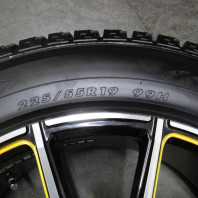 【中古】LUXALES PW-X 19x8.5 45 114.3x5 BK&P/G.M + 【中古】MAXTREK TREK M7 225/55R19 99H ｽﾀｯﾄﾞﾚｽ