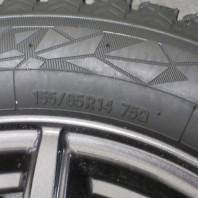 【中古】EMBELY S10 14x4.5 45 100x4 GM + 【中古】TOYO OBSERVE GIZ2 155/65R14 75Q ｽﾀｯﾄﾞﾚｽ