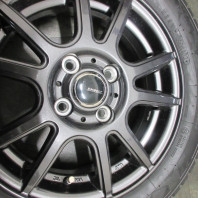 【中古】EMBELY S10 14x4.5 45 100x4 GM + 【中古】TOYO OBSERVE GIZ2 155/65R14 75Q ｽﾀｯﾄﾞﾚｽ