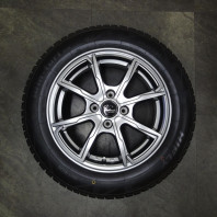 【中古】Verthandi PW-S8 15x5.5 43 100x4 MGRAY + 【中古】HIFLY Win-turi 216 175/65R15 84T ｽﾀｯﾄﾞﾚｽ