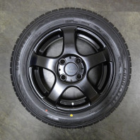 【中古】FINALIST FZ-S5 14x4.5 43 100x4 MBL + 【中古】GOODYEAR ICE NAVI 8 155/65R14 75Q ｽﾀｯﾄﾞﾚｽ
