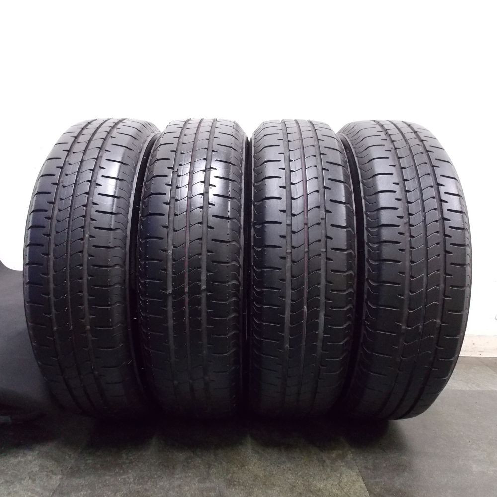 中古】FINALIST FZ-S5 14x4.5 43 100x4 WHT + 【中古】BRIDGESTONE