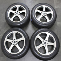 【ｱｳﾄﾚｯﾄ】KIRCHEIS S5 18x7.5 38 114.3x5 BK POLISH + 【ｱｳﾄﾚｯﾄ】ZEETEX SU1000 vfm 225/55R18 98V