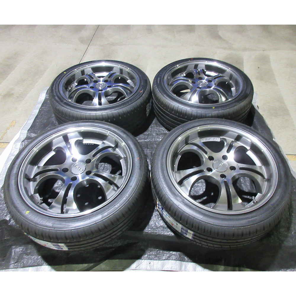 ｱｳﾄﾚｯﾄ】HRS CLASSIC H-C40 18x8.0 45 114.3x5 + 【ｱｳﾄﾚｯﾄ】ZEETEX
