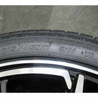 【ｱｳﾄﾚｯﾄ】Verthandi PW-S10 17x7.0 48 100x5 BK/P + 【ｱｳﾄﾚｯﾄ】NANKANG ECO-2 +(Plus) 215/45R17 91V XL