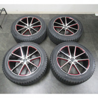 【ｱｳﾄﾚｯﾄ】LUXALES PW-X1 19x8.5 45 114.3x5 BK&P/R.M + 【ｱｳﾄﾚｯﾄ】HIFLY WP801 225/55R19 99H ｽﾀｯﾄﾞﾚｽ