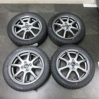 【ｱｳﾄﾚｯﾄ】Verthandi PW-S8 15x4.5 45 100x4 MGRAY + 【ｱｳﾄﾚｯﾄ】NANKANG AW-1 165/55R15 75Q ｽﾀｯﾄﾞﾚｽ