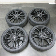 【ｱｳﾄﾚｯﾄ】Verthandi PW-S10 17x7.0 48 114.3x5 BLACK + 【ｱｳﾄﾚｯﾄ】NANKANG SV-2 215/40R17 87V XL ｽﾀｯﾄﾞﾚｽ