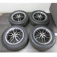 【ｱｳﾄﾚｯﾄ】STEINER LMX 18x7.5 38 114.3x5 BK/P + 【ｱｳﾄﾚｯﾄ】BridgestoneBlizzakDMV3 235/60R18 107Qxlｽ