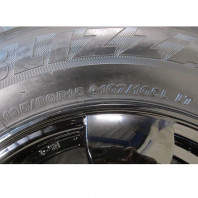 【ｱｳﾄﾚｯﾄ】KIR VN 15x6.0 45 139.7x6 BK E25～専用 + 【ｱｳﾄﾚｯﾄ】BS BLIZZAK VL1 195/80R15 107/105L LT ｽﾀ
