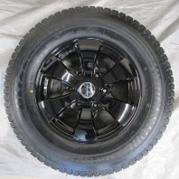 【ｱｳﾄﾚｯﾄ】KIR VN 15x6.0 45 139.7x6 BK E25～専用 + 【ｱｳﾄﾚｯﾄ】BS BLIZZAK VL1 195/80R15 107/105L LT ｽﾀ