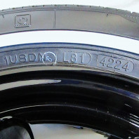 【ｱｳﾄﾚｯﾄ】LUMACA MODEL-2 14x4.5 45 100x4 BLACK + 【ｱｳﾄﾚｯﾄ】NANKANG RX615 WSW 155/65R14 75H 1.0cm