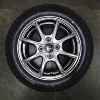 【ｱｳﾄﾚｯﾄ】Verthandi PW-S8 14x4.5 45 100x4 MGRAY + 【ｱｳﾄﾚｯﾄ】HIFLY Win-turi 216 155/65R14 75T ｽﾀｯﾄﾞﾚｽ