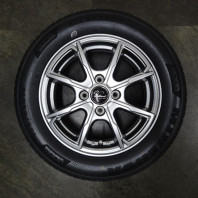 【ｱｳﾄﾚｯﾄ】Verthandi PW-S8 14x4.5 45 100x4 MGRAY + 【ｱｳﾄﾚｯﾄ】MINERVA ALL SEASON MASTER 165/65R14 79T