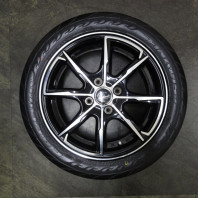 【ｱｳﾄﾚｯﾄ】Verthandi PW-S8 15x4.5 45 100x4 BK/P + 【ｱｳﾄﾚｯﾄ】FINALIST 595 EVO 165/55R15 75V