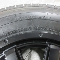 【ｱｳﾄﾚｯﾄ】ROADMAX MUD RIDER 15x5.5 45 139.7x6 SGBK + 【ｱｳﾄﾚｯﾄ】NankangSNC-1 195/80R15 8PR 107/105L D ｽﾀ