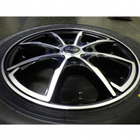 【ｱｳﾄﾚｯﾄ】Verthandi PW-S8 14x4.5 45 100x4 BK/P + 【ｱｳﾄﾚｯﾄ】BRIDGESTONE NEWNO 155/65R14 75H
