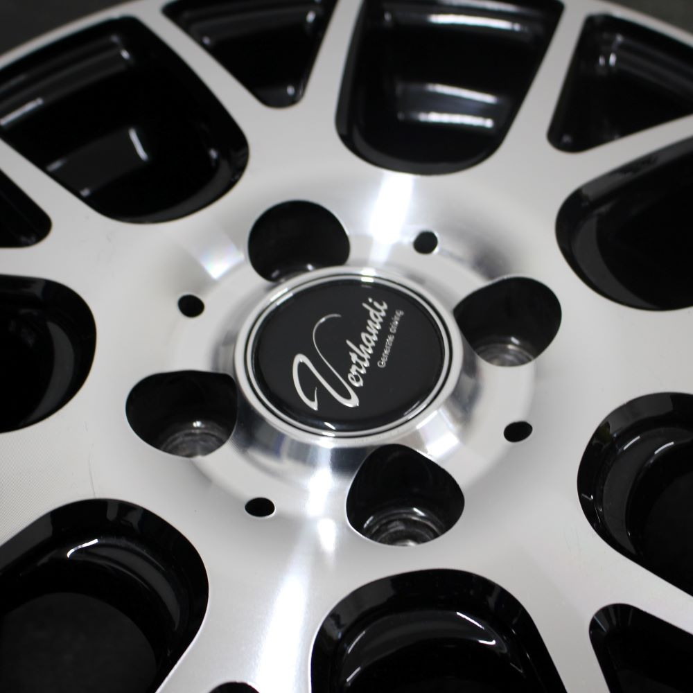 中古】Verthandi YH-M7 14x5.5 45 100x4 BK/POLISH - オートウェイ