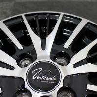 【4枚セット】【中古】Verthandi YH-S25V 14x4.5 45 100x4 BK/P
