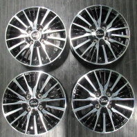 【4枚セット】【中古】Verthandi YH-S25V 14x4.5 45 100x4 BK/P