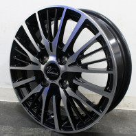 【4枚セット】【中古】Verthandi YH-S25V 14x4.5 45 100x4 BK/P