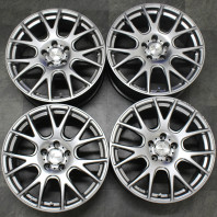 【4枚セット】【中古】Verthandi YH-M7 18x8.0 40 114.3x5 MGRAY