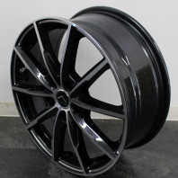 【4枚セット】【中古】LUXALES PW-X2 17x7.0 53 114.3x5 BK&P/M