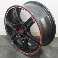 【中古】RMP RACING R60 18x7.5 50 114.3x5 CBK/RED