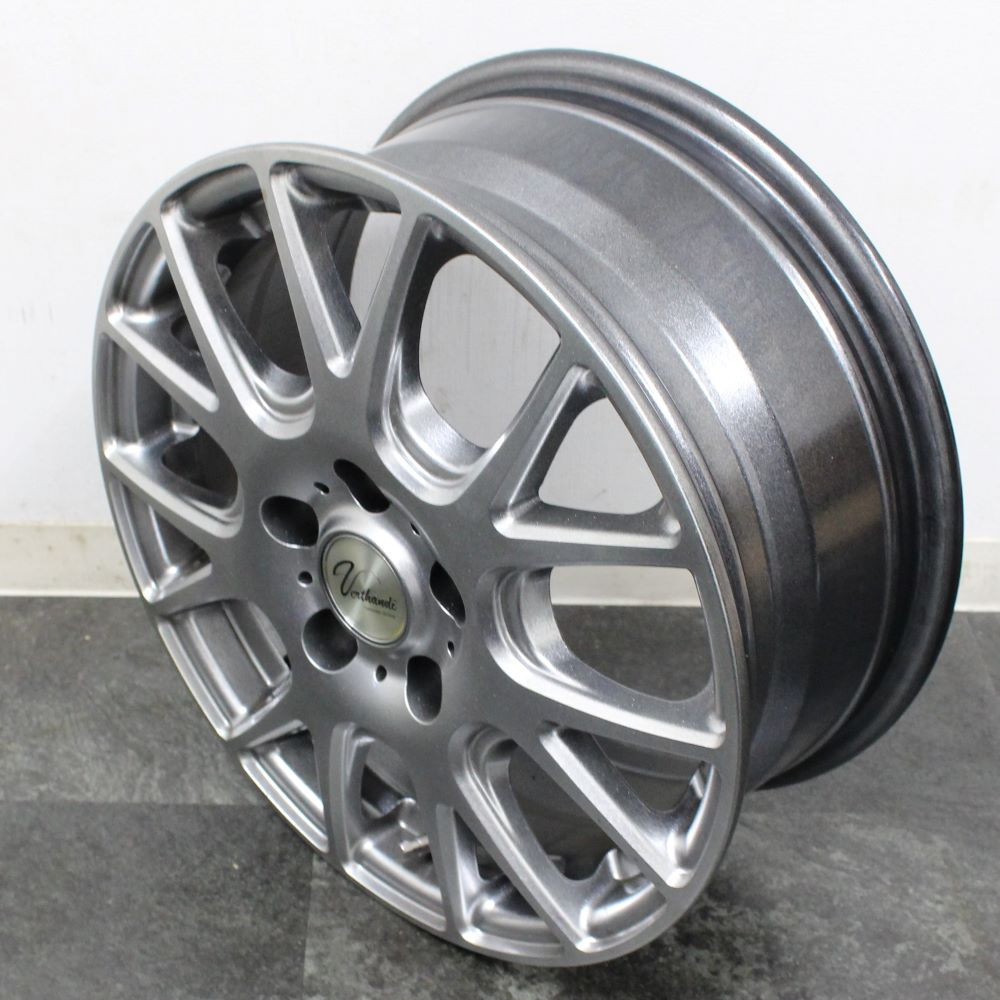 4枚セット】【中古】Verthandi YH-M7V 16x6.5 50 114.3x5 MGRAY