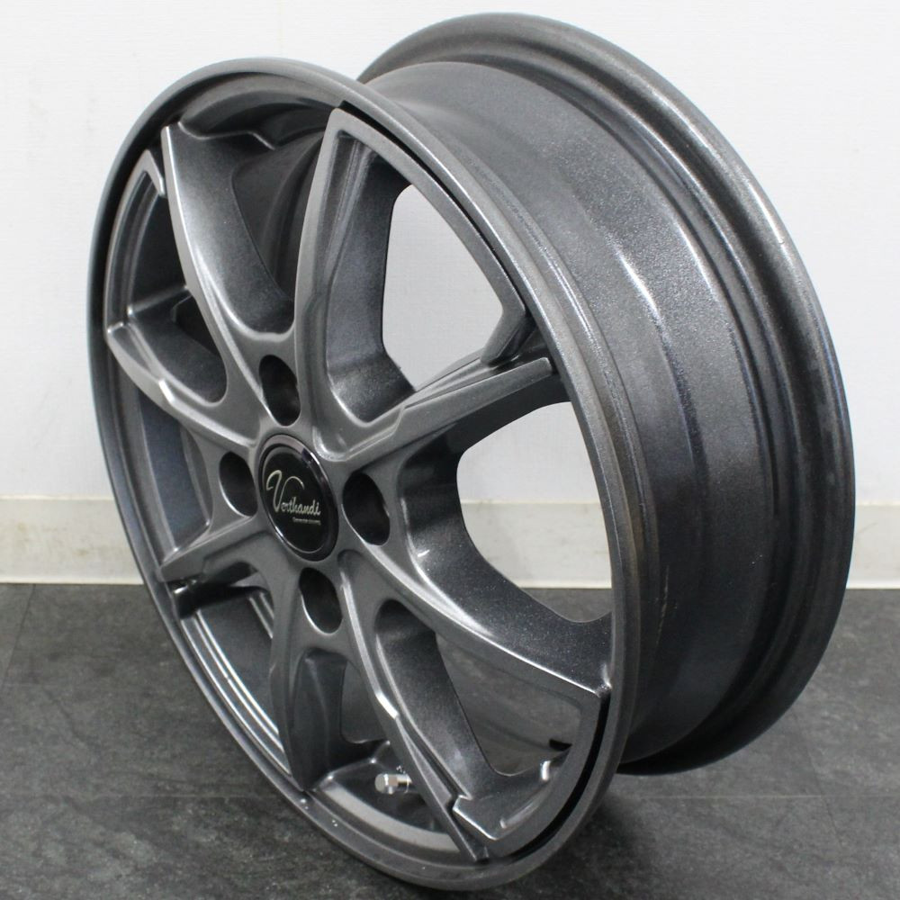 4枚セット】【中古】Verthandi PW-S8 14x4.5 45 100x4 MGRAY