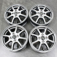 4枚セット】【中古】Verthandi PW-S8 14x4.5 45 100x4 MGRAY