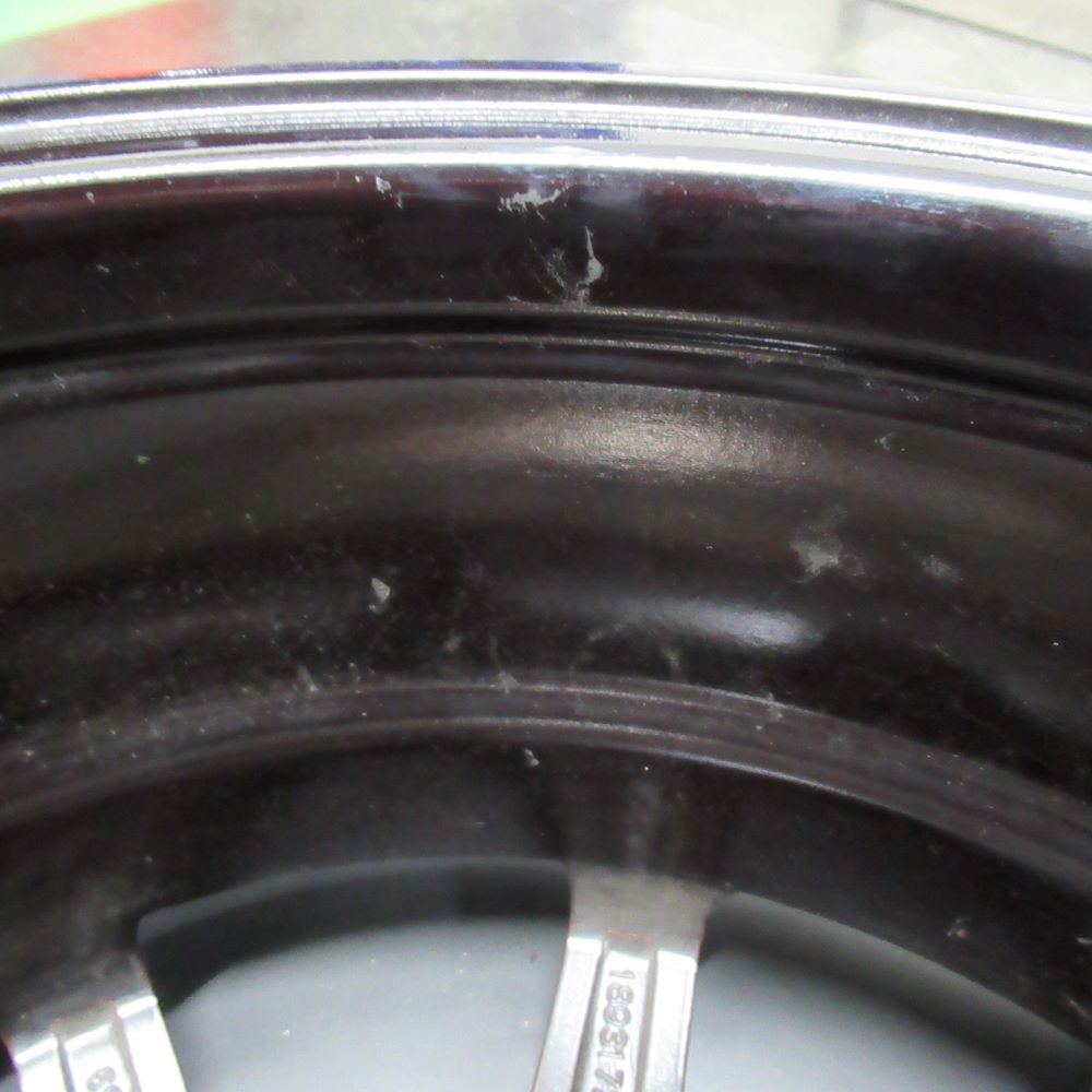 4枚セット】【中古】LUXALES PW-X2 17x7.0 53 114.3x5 BK&P/R.M 4枚セット】【中古】LUXALES PW-X2 17x7.0 53 114.3x5 BK&P/R.M