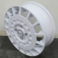 【4枚セット】【中古】LUMACA MODEL-3 14x4.5 43 100x4 WHITE