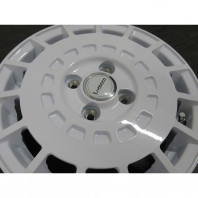 【4枚セット】【中古】LUMACA MODEL-3 14x4.5 43 100x4 WHITE
