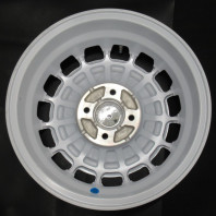 【4枚セット】【中古】LUMACA MODEL-3 14x4.5 43 100x4 WHITE