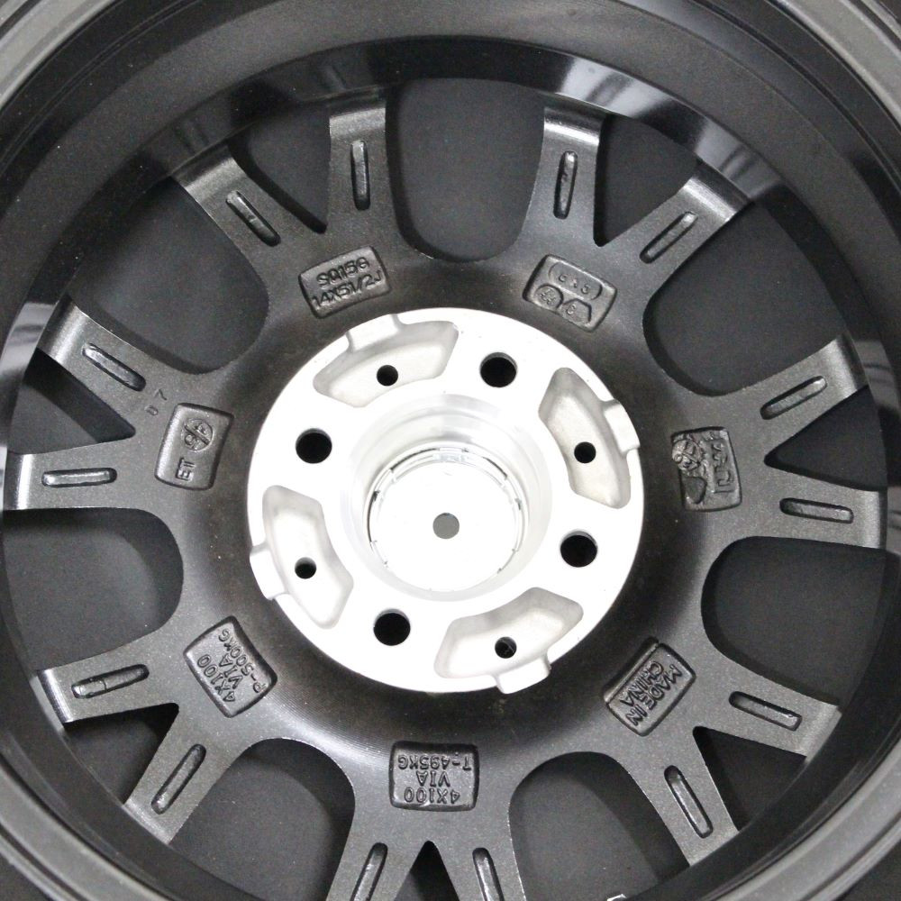 中古】Verthandi YH-M7V 14x5.5 45 100x4 MGRAY - オートウェイ