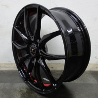 【中古】NOVARIS ROHGUE VF 17x6.5 42 100x4 BK/RED