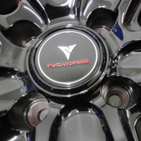 【中古】NOVARIS ROHGUE VF 17x6.5 42 100x4 BK/RED