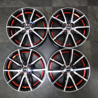 【4枚セット】【中古】SCHNEIDER RX-02 16x6.0 42 100x4 BP/RED