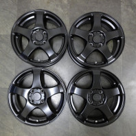 【4枚セット】【中古】FINALIST FZ-S5 15x5.5 43 100x4 MBL