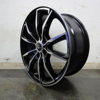 【4枚セット】【中古】Verthandi PW-S10 17x7.0 38 114.3x5 BK/P