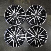 【4枚セット】【中古】Verthandi YH-S25V 14x4.5 45 100x4 BK/P