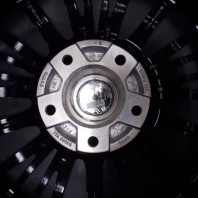 【中古】Verthandi YH-S25V 17x7.0 38 114.3x5 BK/P