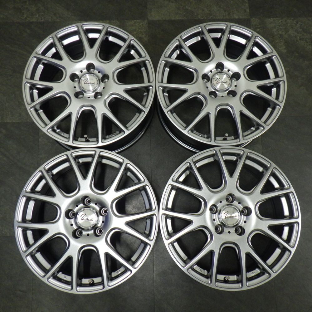 TAKAIWA Verthandi YH-M7V 18in ②-① 4枚セット】【中古】Verthandi YH-M7V 17x7.0 38 114.3x5 MGRAY